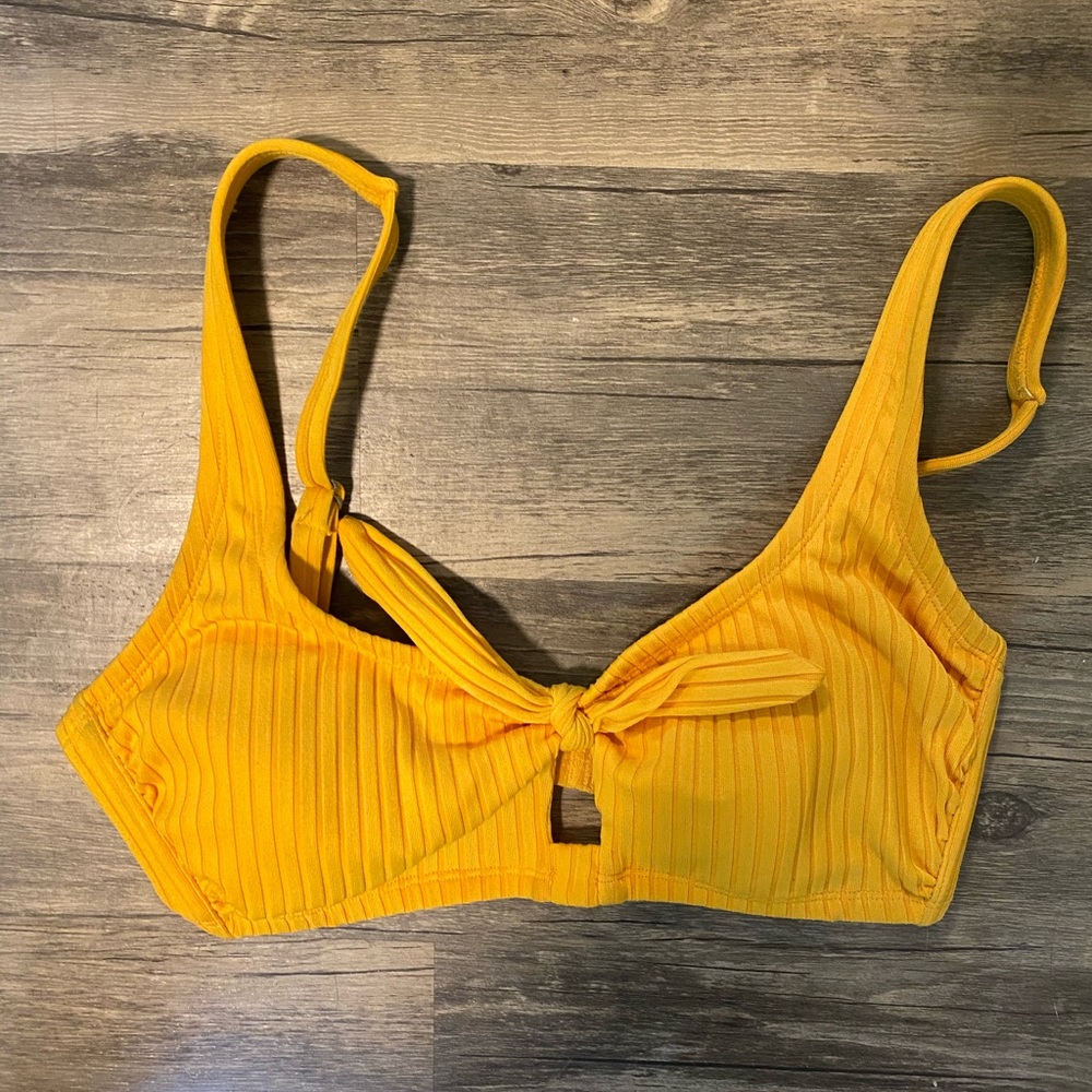 Yellow Bikini Top